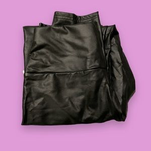 Women’s Faux Pleather Leggings